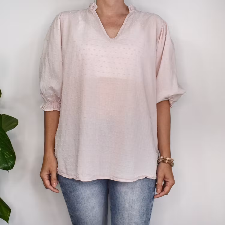 Bomullsblus Theresa ROSA - Marta du Chateau