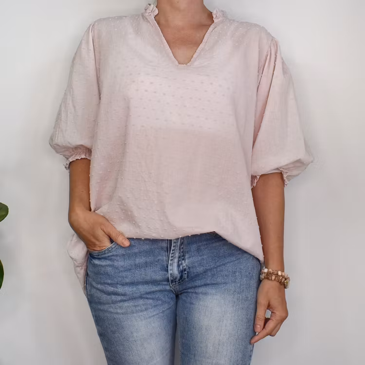 Bomullsblus Theresa ROSA - Marta du Chateau