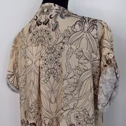 Klänning Helma Blommig BEIGE - Marta du Chateau