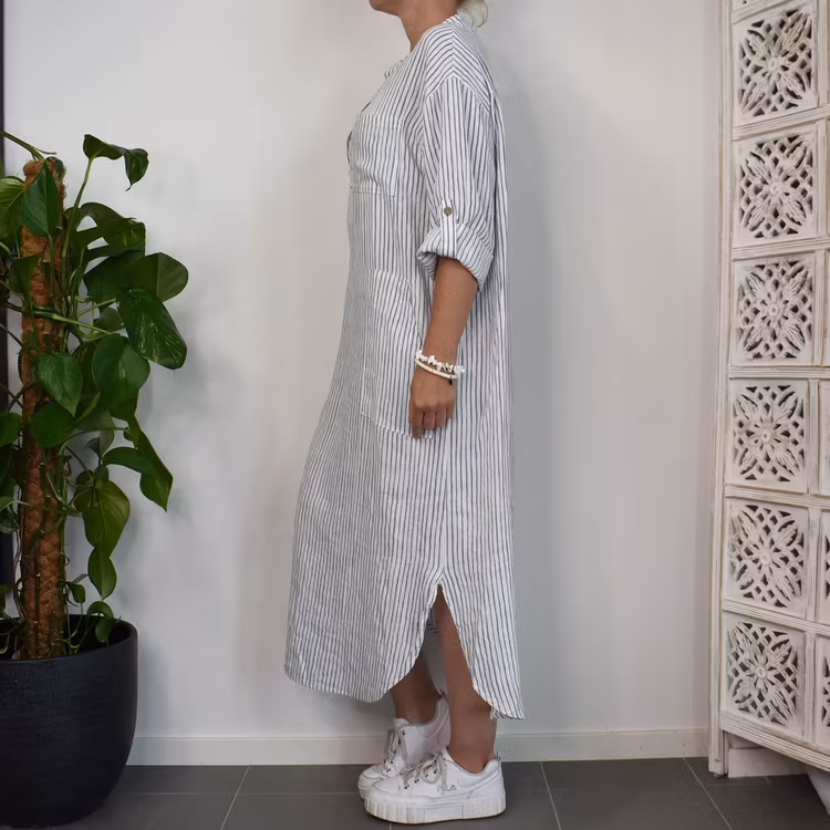 Klänning Ness Stripe JEANS - Marta du Chateau
