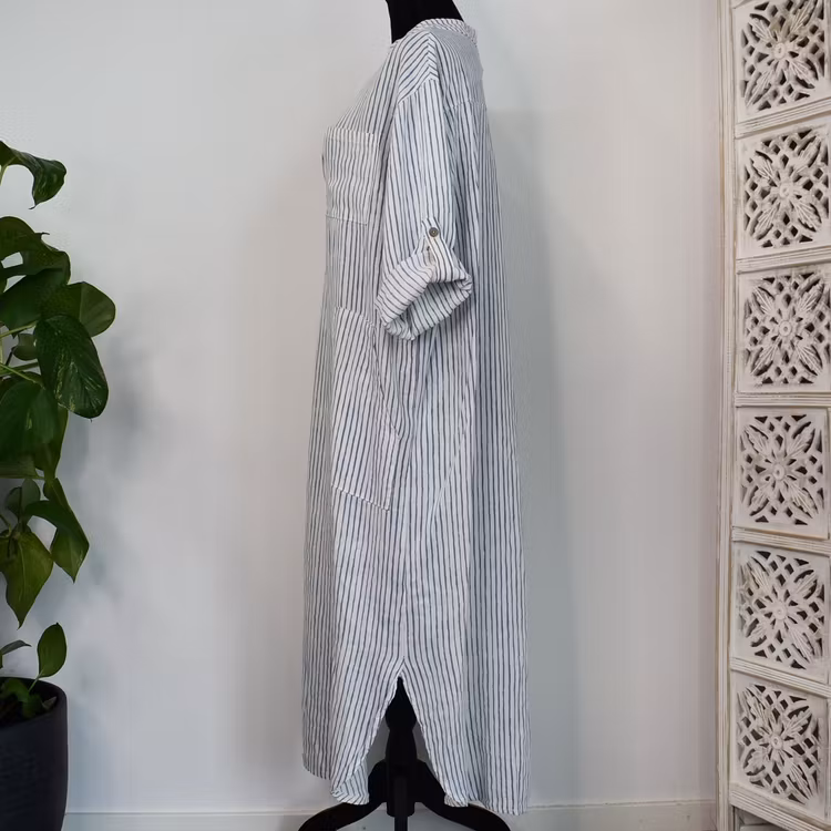 Klänning Ness Stripe JEANS - Marta du Chateau