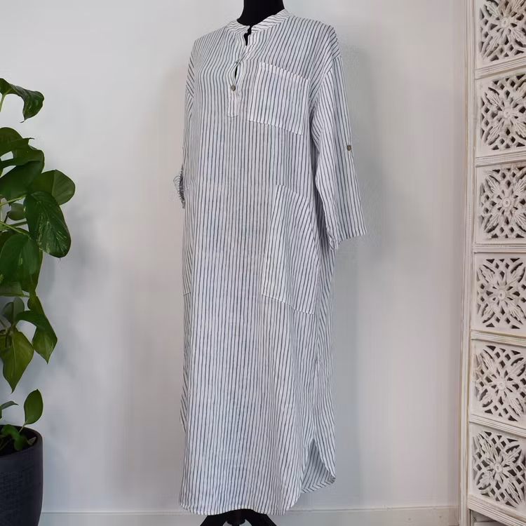 Klänning Ness Stripe JEANS - Marta du Chateau