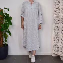 Klänning Ness Stripe JEANS - Marta du Chateau