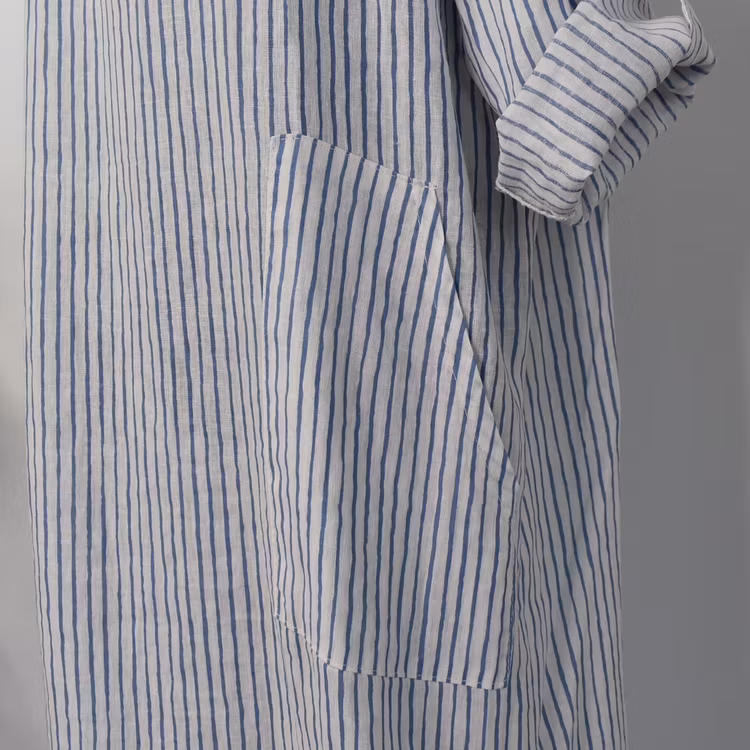 Klänning Ness Stripe JEANS - Marta du Chateau
