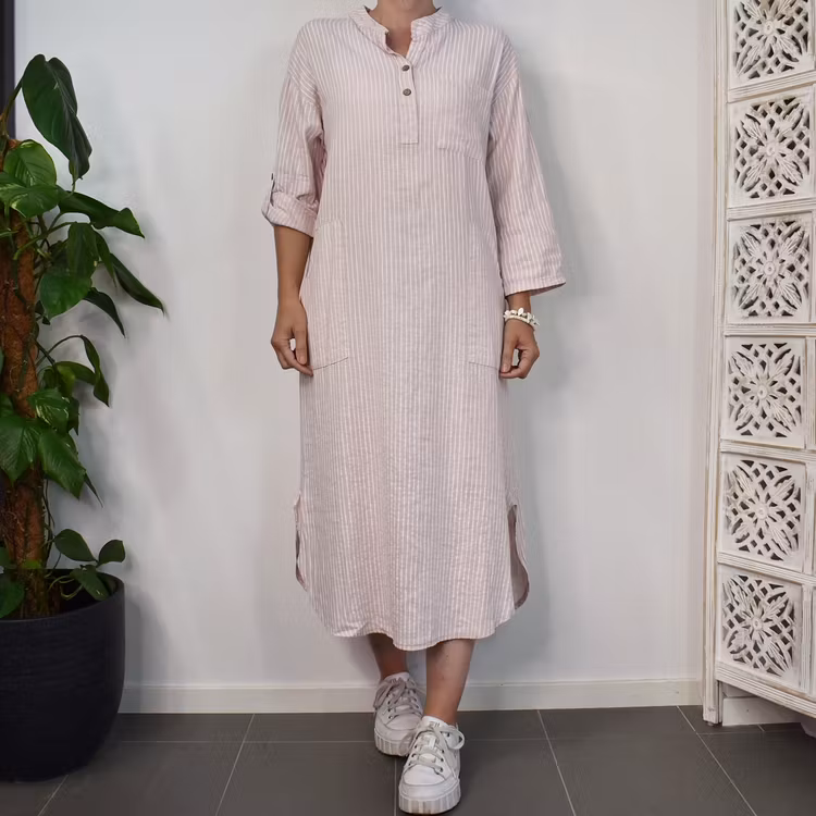 Klänning Ness Stripe ROSE - Marta du Chateau