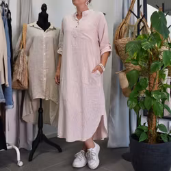 Klänning Ness Stripe ROSE - Marta du Chateau