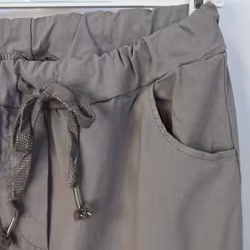 Kjol Lång Stretchig TAUPE