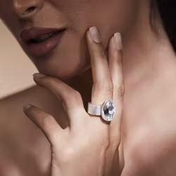 Elastisk ring Sophia SILVER - The Moshi