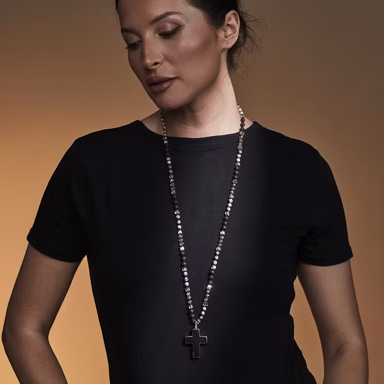 Halsband Ingrid SVART - The Moshi