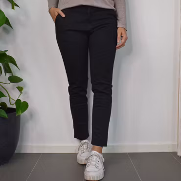 Chinos Slim SVART - 3D Denim