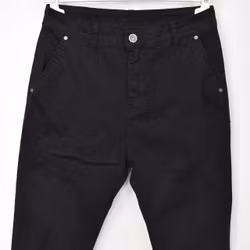 Chinos Slim SVART - 3D Denim