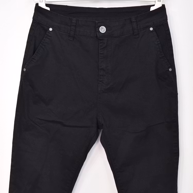 Chinos Slim SVART - 3D Denim