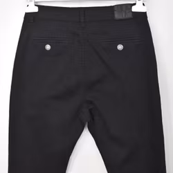 Chinos Slim SVART - 3D Denim