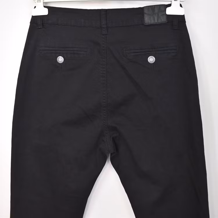 Chinos Slim SVART - 3D Denim