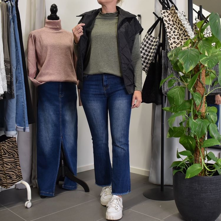 Tröja Volang KAKI