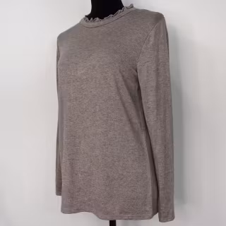 Tröja Volang TAUPE