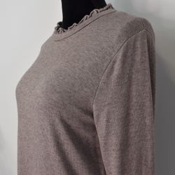 Tröja Volang TAUPE