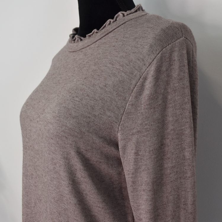 Tröja Volang TAUPE
