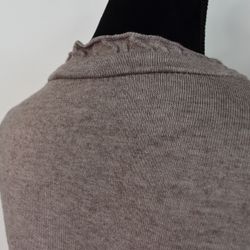 Tröja Volang TAUPE