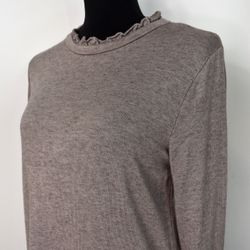 Tröja Volang TAUPE