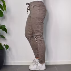 Stretchig Byxa TAUPE