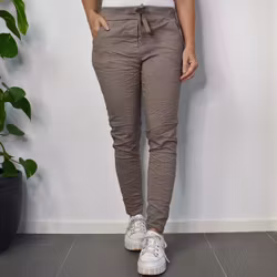 Stretchig Byxa TAUPE