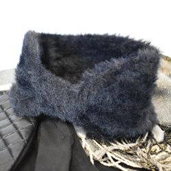 Pannband Fluffigt SVART