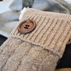 Tumvante Stickad TAUPE