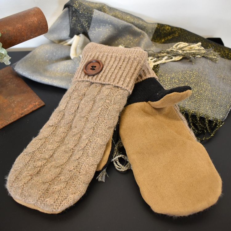 Tumvante Stickad TAUPE