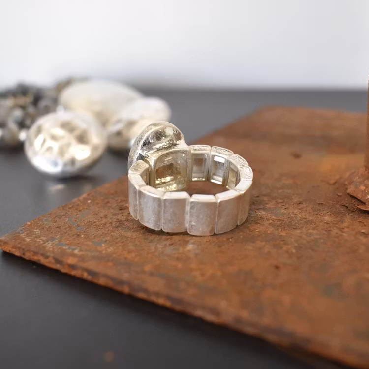 Elastisk ring Sophia SILVER - The Moshi