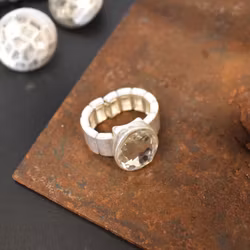 Elastisk ring Sophia SILVER - The Moshi