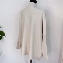 Finstickad Tröja Over Sized BEIGE