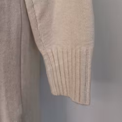 Finstickad Klänning Over Sized BEIGE