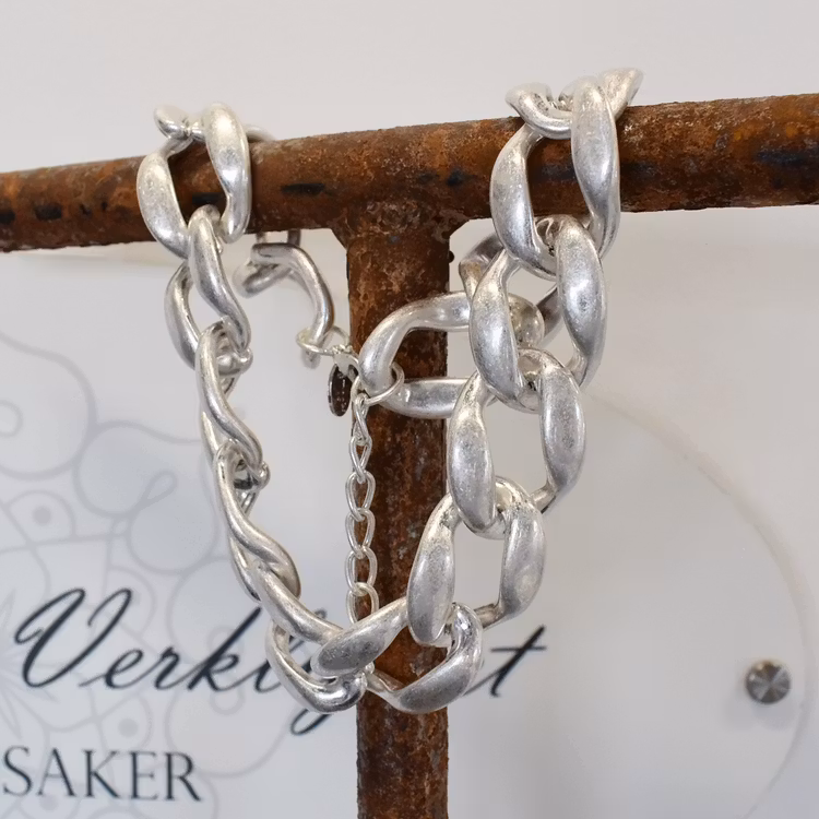 Halsband Louise MATT SILVER - The Moshi