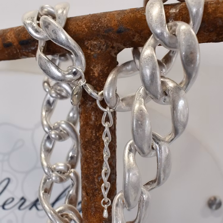 Halsband Louise MATT SILVER - The Moshi