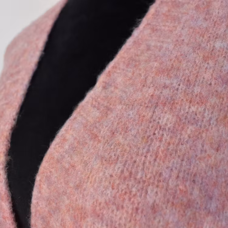 Stickad Kofta Recycled MELERAD ROSA