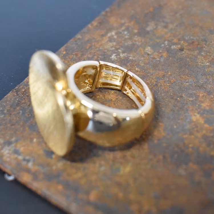 Elastisk ring Wilma GULD - The Moshi