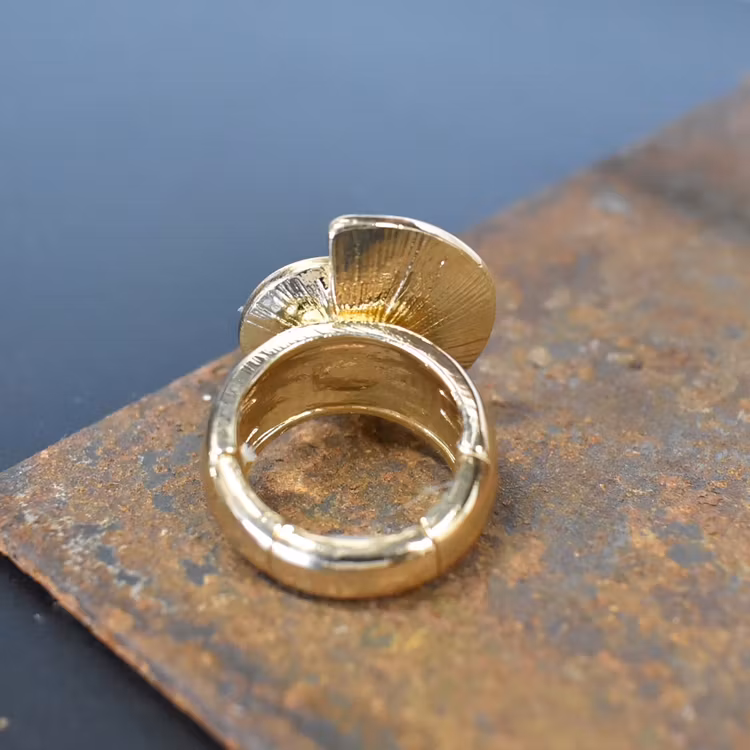 Elastisk ring Wilma GULD - The Moshi