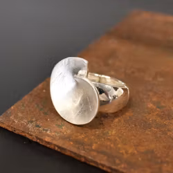 Elastisk ring Wilma SILVER - The Moshi