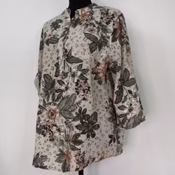 Bomullsblus Sandra BEIGE - Mix By Heart