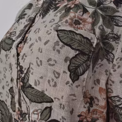 Bomullsblus Sandra BEIGE - Mix By Heart