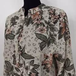 Bomullsblus Sandra BEIGE - Mix By Heart