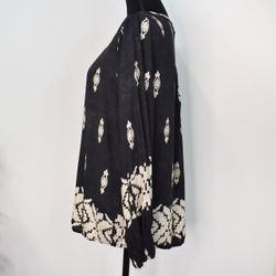 Blus Mayra Mönstrad SVART - Marta du Chateau