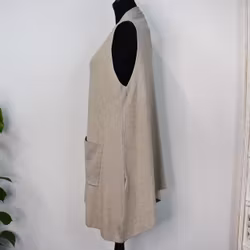 Finstickad Långväst Alexa BEIGE - Mix By Heart