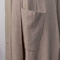 Finstickad Långväst Alexa BEIGE - Mix By Heart