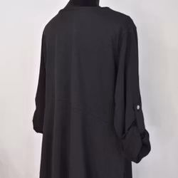 Sweatshirtklänning SVART