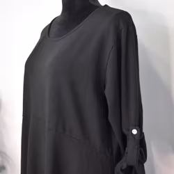 Sweatshirtklänning SVART