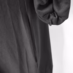 Sweatshirtklänning SVART