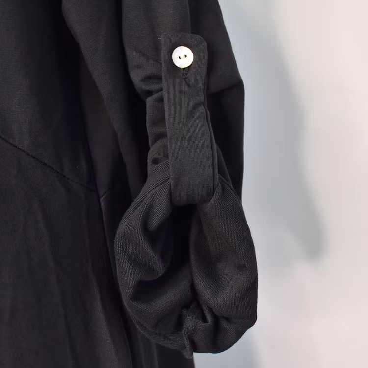 Sweatshirtklänning SVART