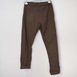 Stretchig Byxa MÖRK TAUPE